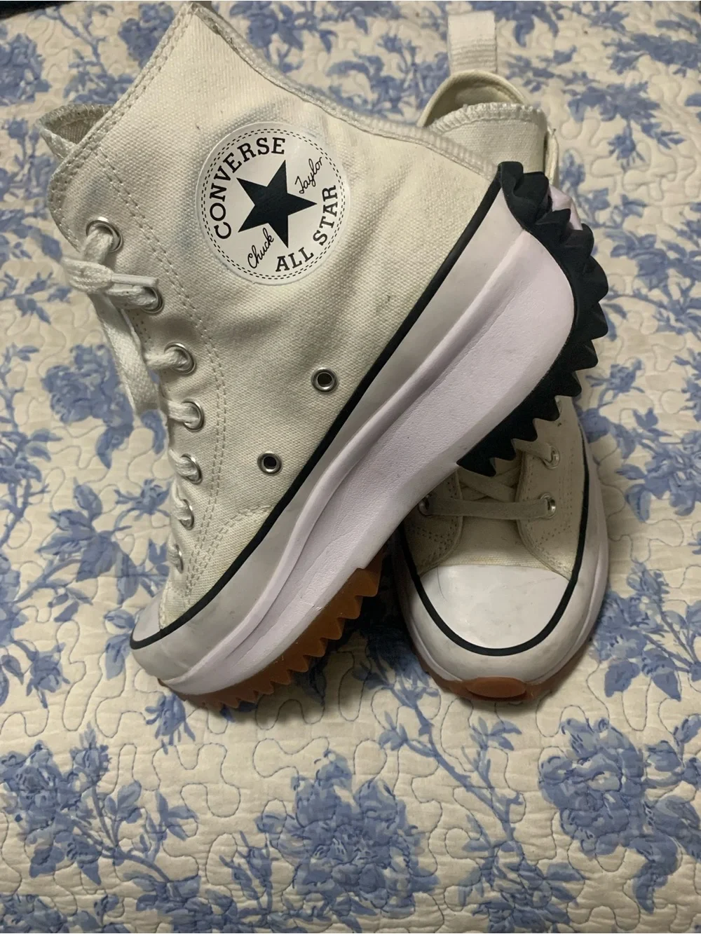 Converse Chuck Taylor All Star High Top Sneakers - White/Black/Orange